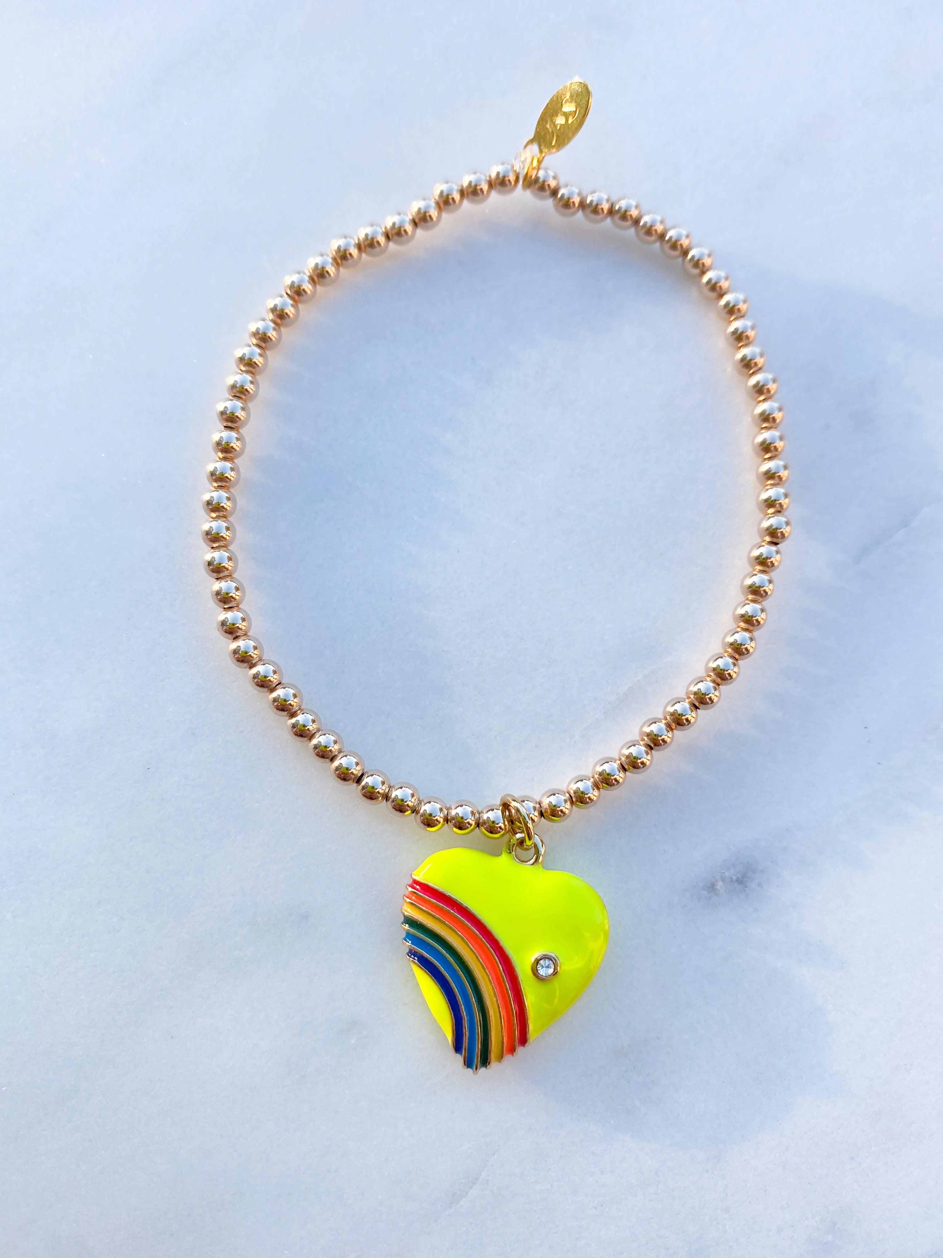 Vintage heart bracelet hotsell