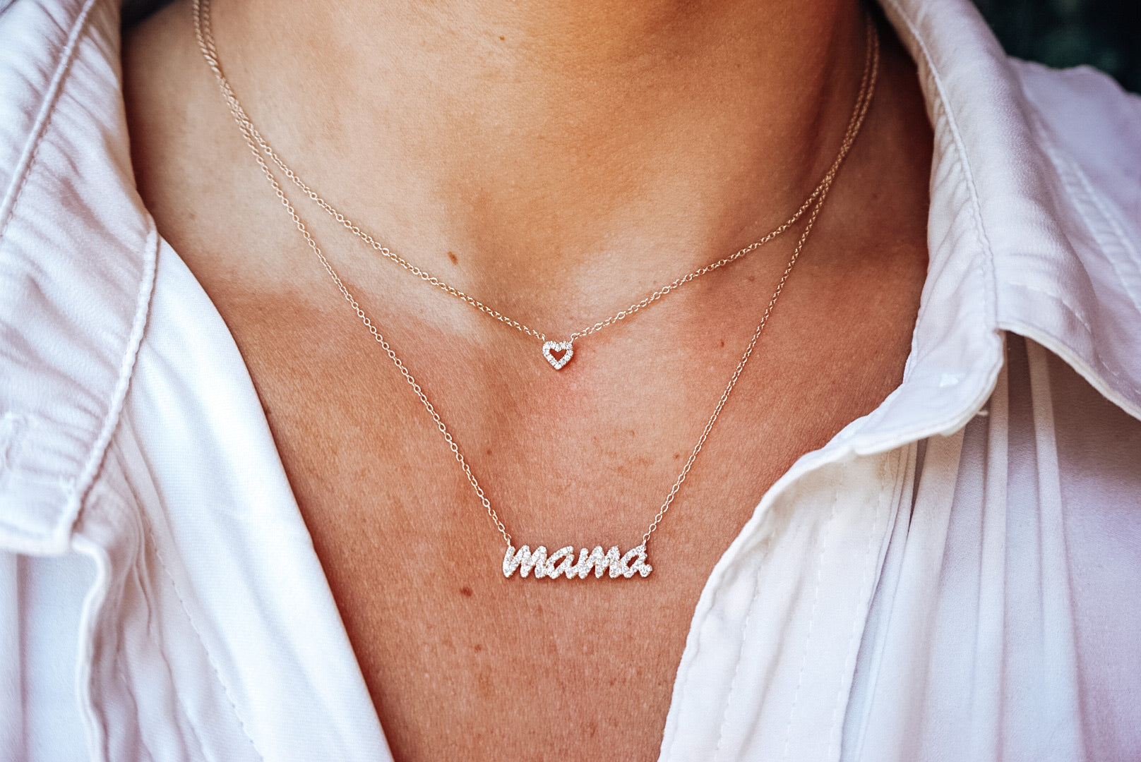 Diamond MAMA Necklace Jugar N Spice